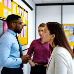 **

A diverse team brainstorming in a modern office, challenging assumptions, with sticky notes and data visualizations on the walls. Focus on collaboration and different perspectives.

**
